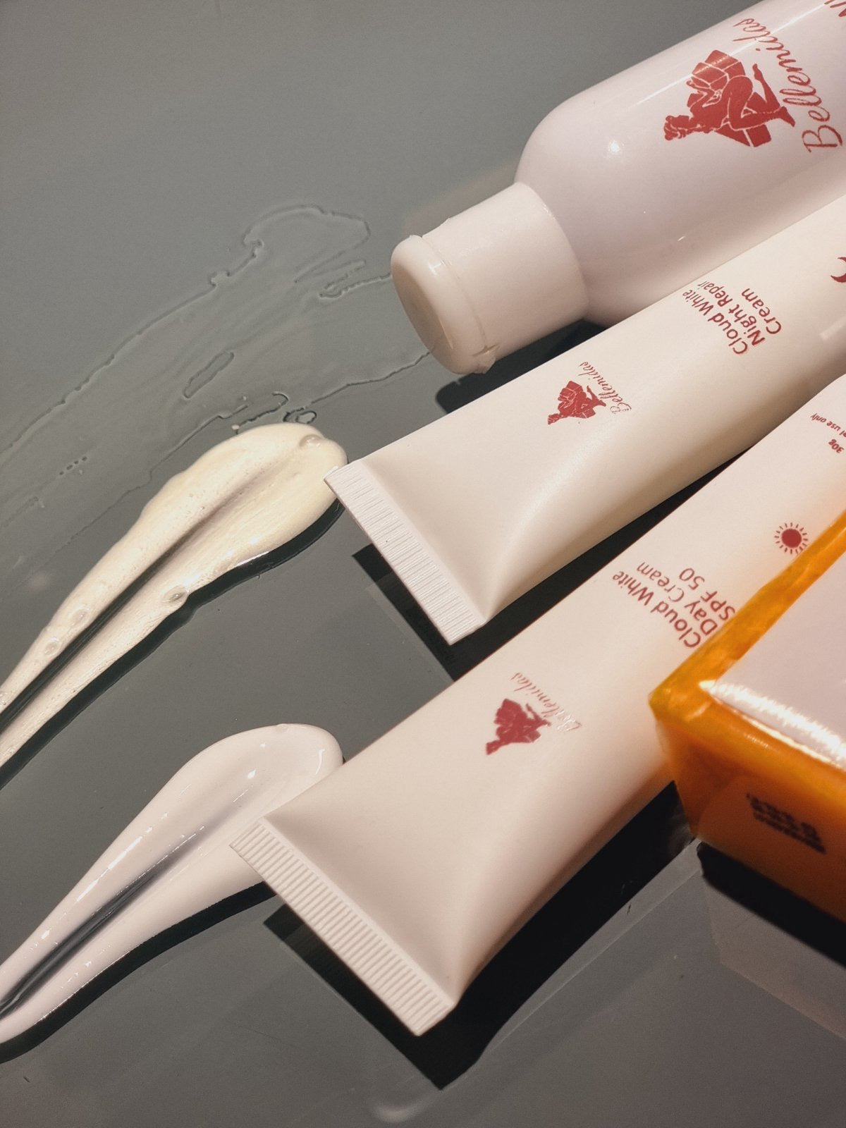 BELLEMIDAS CLOUD WHITE GLOW FACIAL SET - BRIGHTENING, ACNE PRONE SKIN AND ANTI-AGING