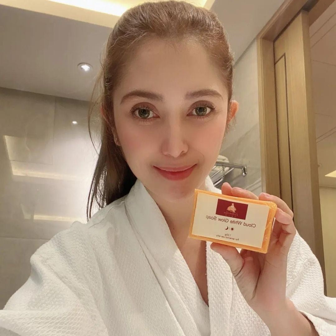 5pcs. Bellemidas Cloud White Glow Soap 70g – Clears Pimples & Brightens Skin