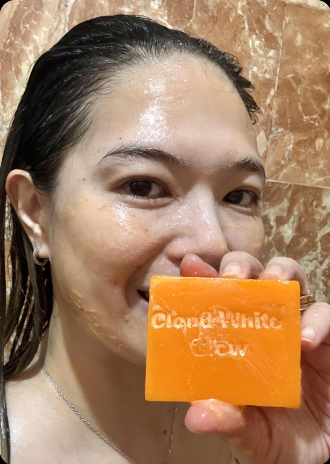 5pcs. Bellemidas Cloud White Glow Soap 70g – Clears Pimples & Brightens Skin